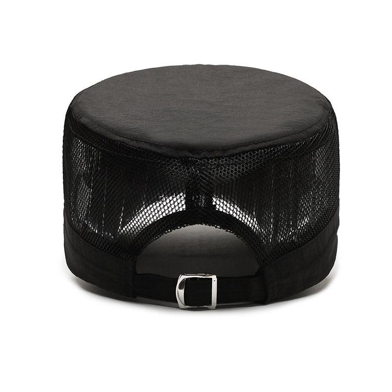 Summer Quick-Drying Flat Cap Men's Outdoor Baseball Cap Sunscreen Fishing Sun Hat Thin Breathable Cap