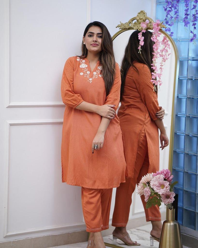 Dámské značkové oblečení na párty Indický pákistánský Kurta Pant Set Bollywood Top Tunika Kurti Dress