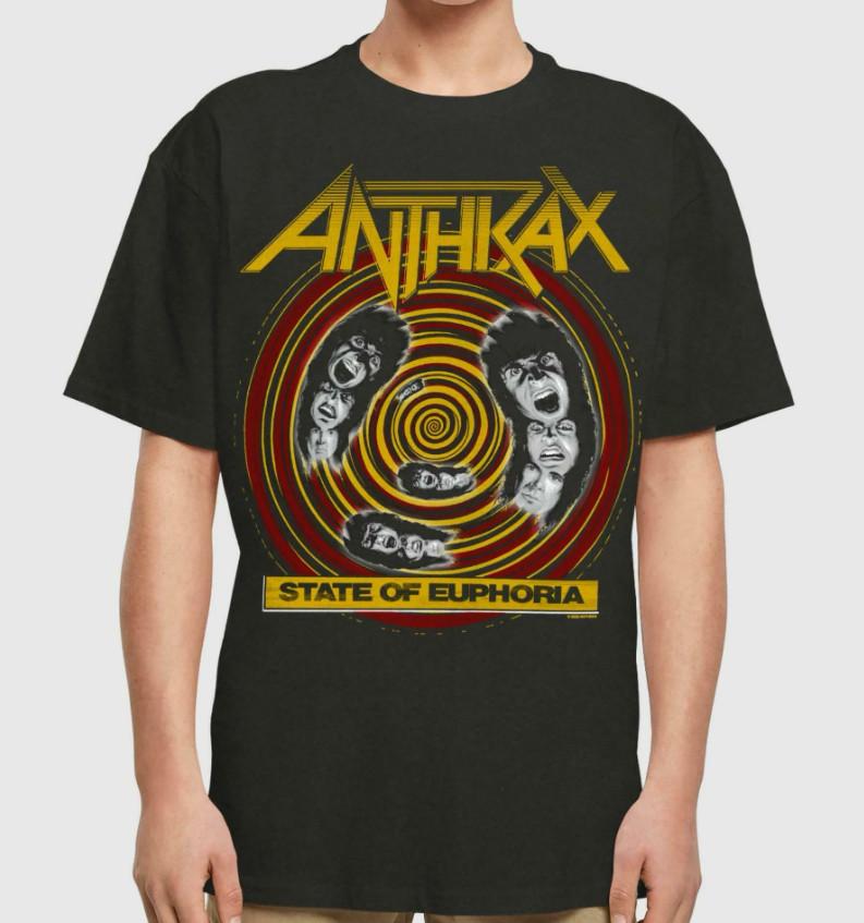 Новая футболка ANTHRAX STATE OF EUPHORIA S-234XL футболка A486 L