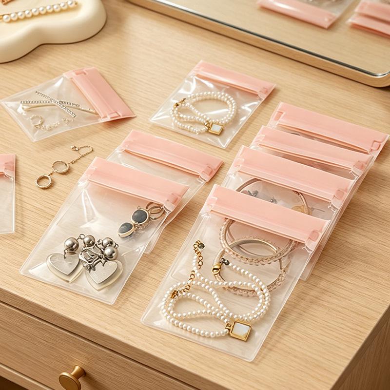 Portable Anti-Oxidation Jewelry Storage Bag for Ornaments, Earrings, Studs, Rings, and Necklaces
