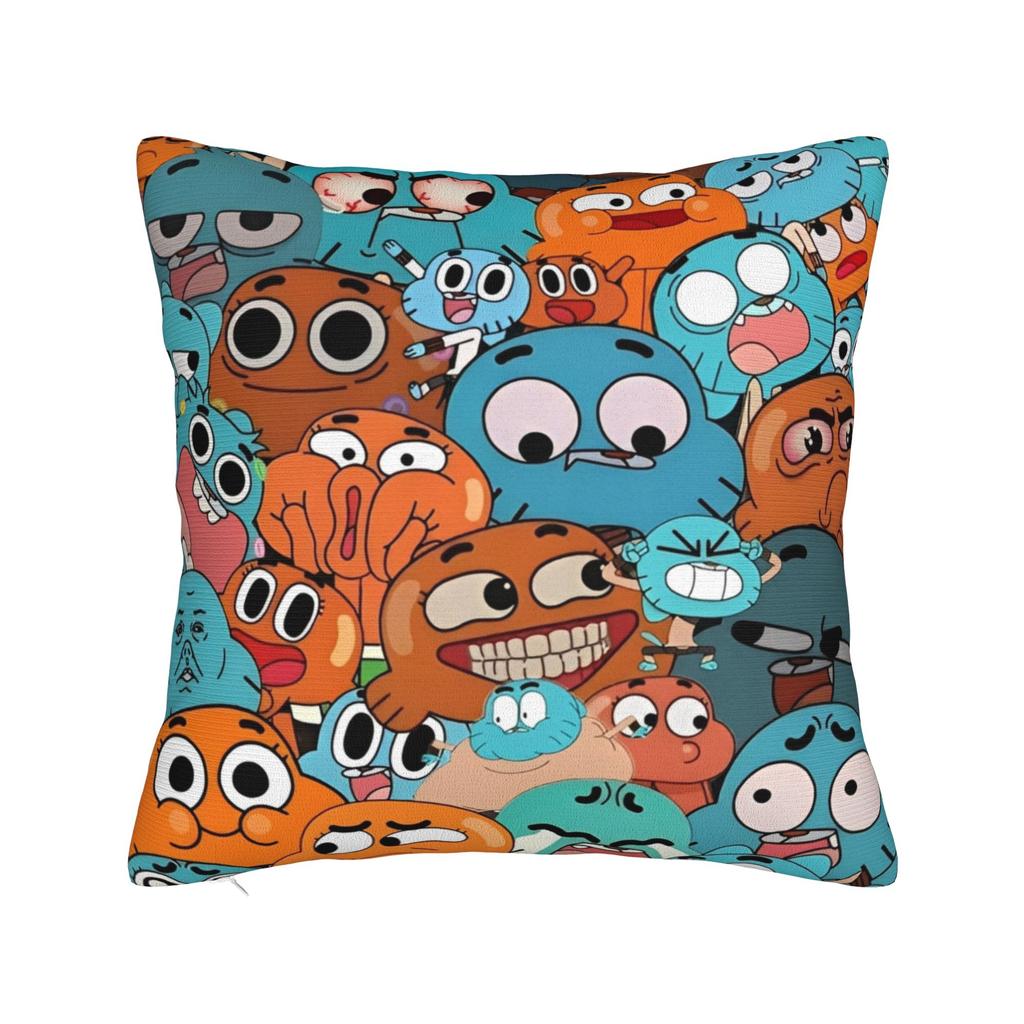 The Amazing World Of Gumballs  Pillowcases Stuff Soft Cushion Cover Gift  Pillow Case Cover Home Multiple Sizes