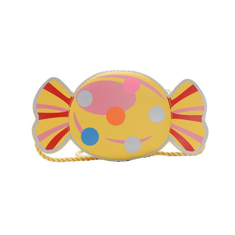 Kinder Süße Bonbon Umhängetasche Mädchen Crossbody Tasche Messenger Bag PU Leder Kleine Handtasche Taschen Münzbörse