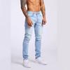 Slim Fit Black High-Waist Men's Denim Trousers