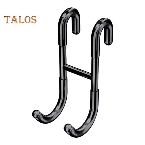 Cârlig de duș pentru ușă de sticlă, puternic, portant, instalare simplă, în formă de S, pentru baie, cu cârlig de halat de baie