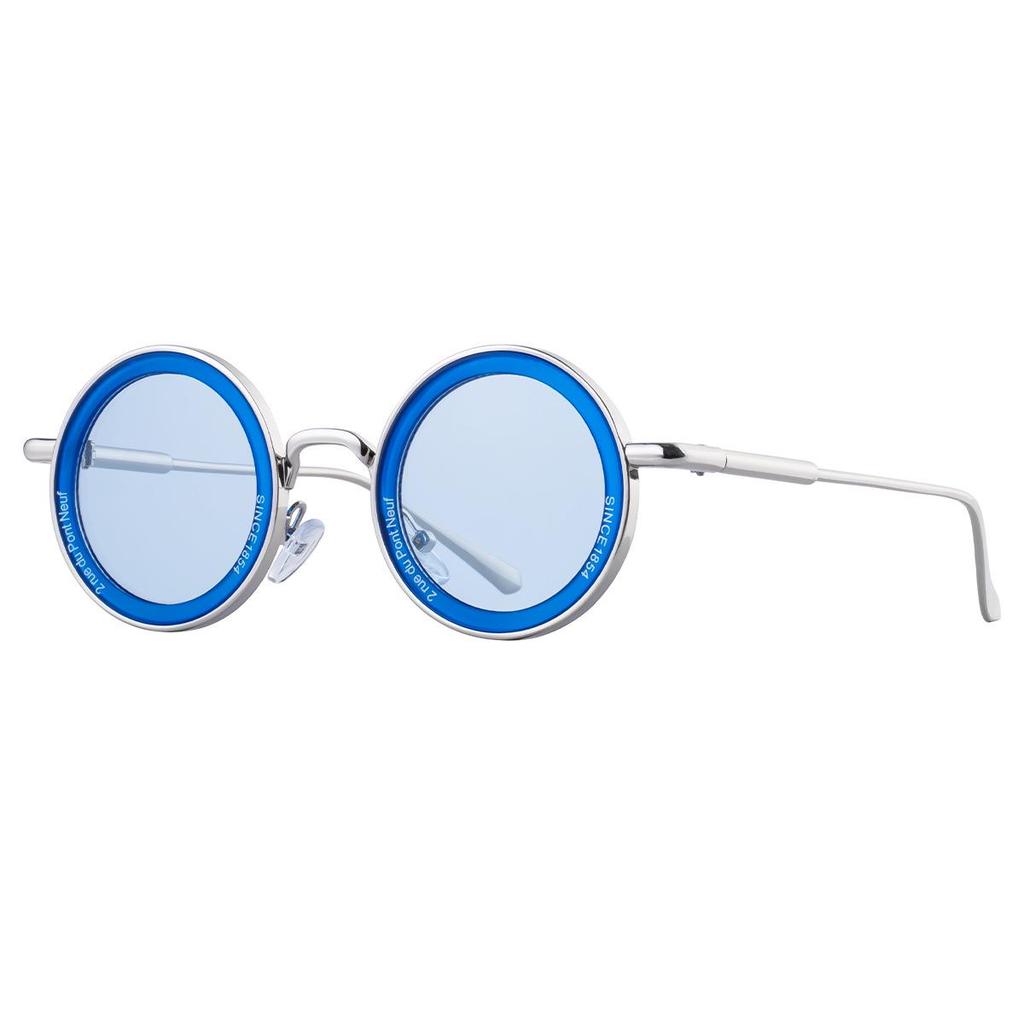 2025 Modern European & American Retro Men’s Round Sunglasses with Sun Protection