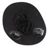 Solar Fan Hat USB Charging and Solar Powered Double Fans Wide Brim Sun Hat for Fishing Beach Black
