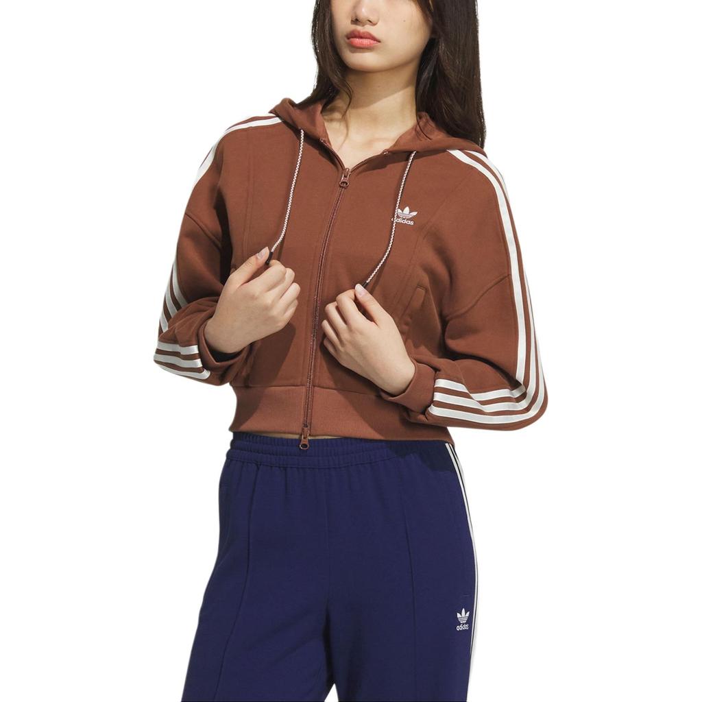 Adidas Originals ADICOLOR Jackets & Coats Women's Dark Brown JM8058