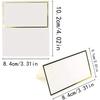 50/100pcs Gold Foil Table Card Wedding Name Guest Card, Seat Name Card Bouquet Gift Cardboard Cards Fo Multipurpose