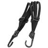 Black Motorcycle Luggage Strap Moto Helmet Net Universal Luggage Helmet Retractable Elastic Rope Fixed Strap 60/90Cm