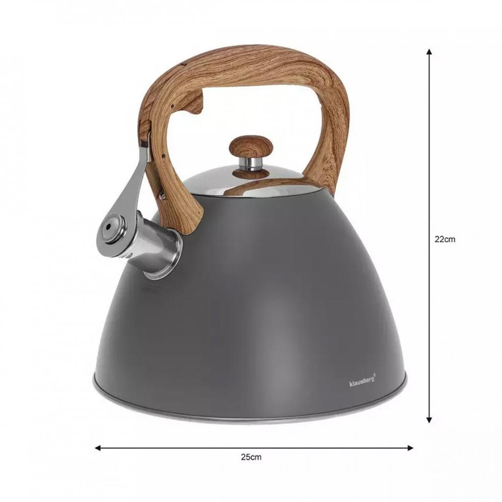 KLAUSBERG WHISTLING KETTLE 3L KB-7297
