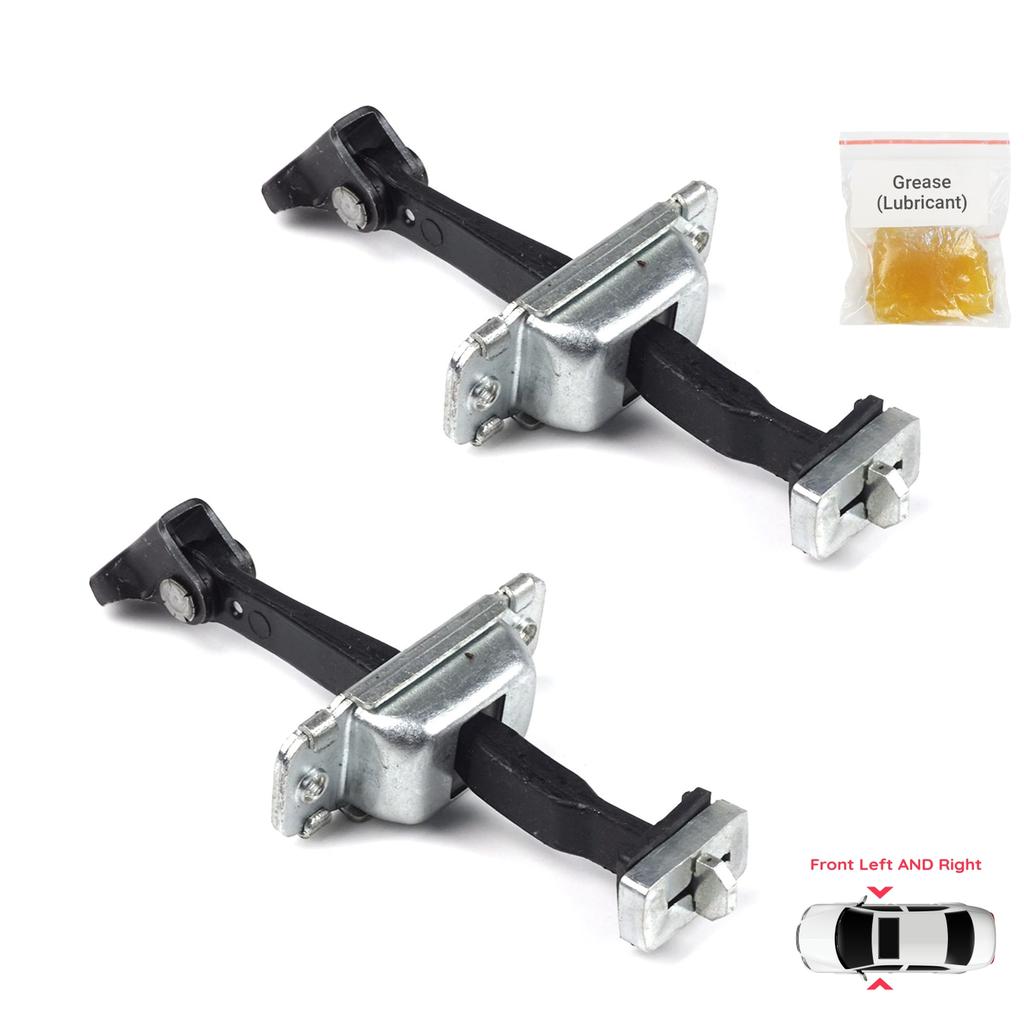 EDP788-1 2 Pieces Front Left AND Right Door Catch Hinge Brake Stop Check Strap Limiter for Hyundai I30 MK1 FD 2006-2012 4/5 Door 793802L000