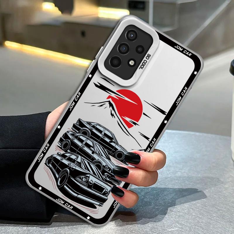 JDM Dream Car Sport Phone Case for Galaxy A12 A13 A14 A23 A32 4G 5G A22 5G A24 4G A33 5G A34 5G A35 5G Matte