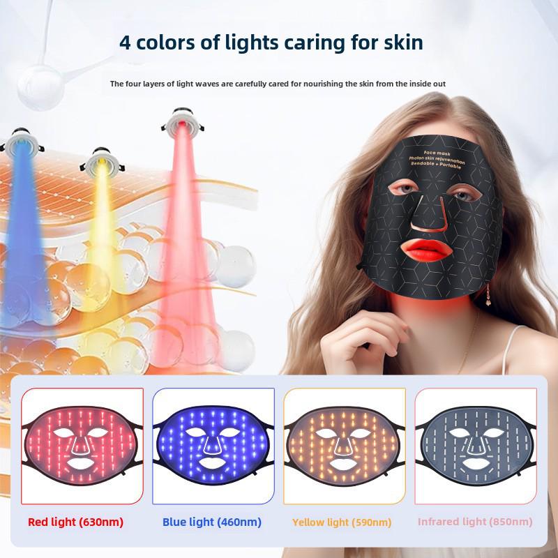 Cross-Border LED Infrared Photon Skin Rejuvenation Mask