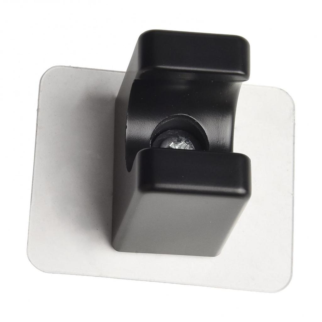 Secure Attachment Punchfree Shower Head Holder for Round and Square Heads