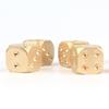 5 Stück 15x15mm Polyedrische Würfel aus massivem Messing Club Bar Spiel Brettspiel Partyzubehör Verkaufsartikel