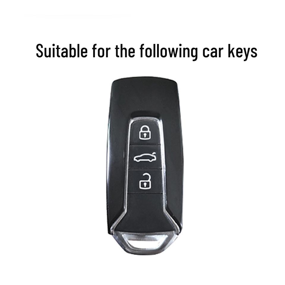 Volkswagen Touareg Genuine Leather Car Key Case for 2017-2021 Models