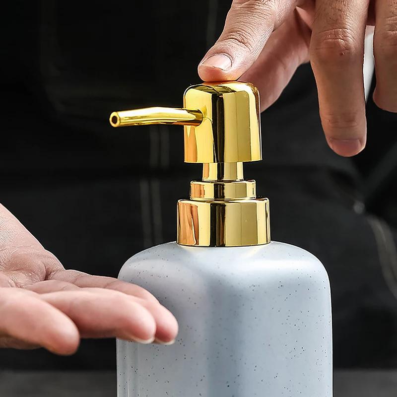 1set Soap Pump Liquid Pump Head Lotion Dispenser Head Push Type Round Head 28 Thread Bath Bottle Press Nozzle,ABS Lotion Tube