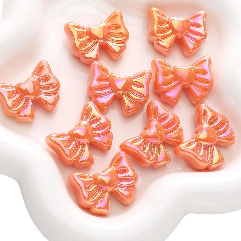 Acrylic AB Color Star Love Bow Bead Diy Handmade Beaded Bracelet Mobile Phone Chain Material