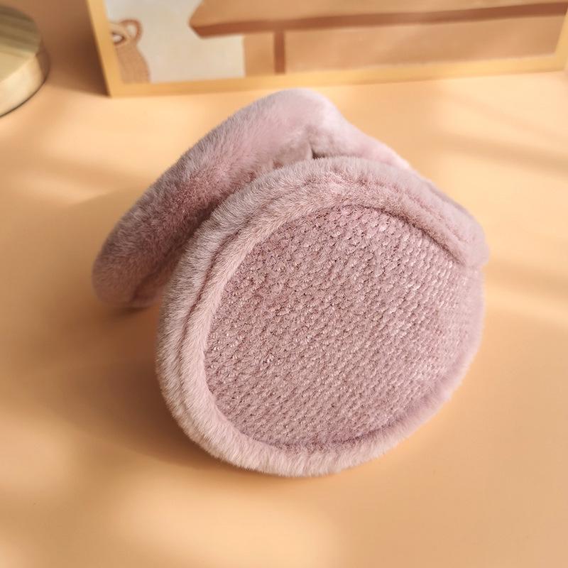 Korean Style Cute Women's Winter Earmuffs - Thick, Lined, Warm, Anti-Freeze Ear Protectors