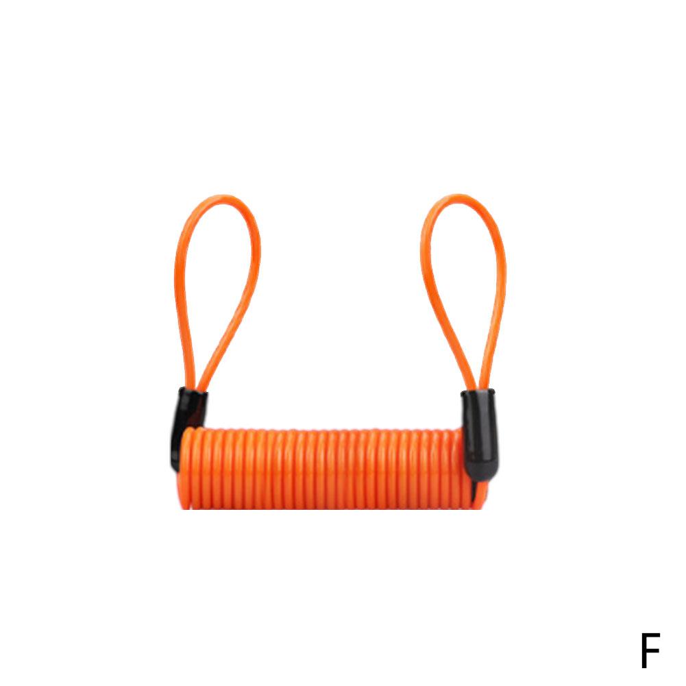 

Сигнализация Дисковый замок Безопасность Антивор Мотоцикл Колесо Мотоцикла Дисковый тормоз Сигнализация Замок & Сумка И Напоминание Пружинный кабель 120 см оранжевый