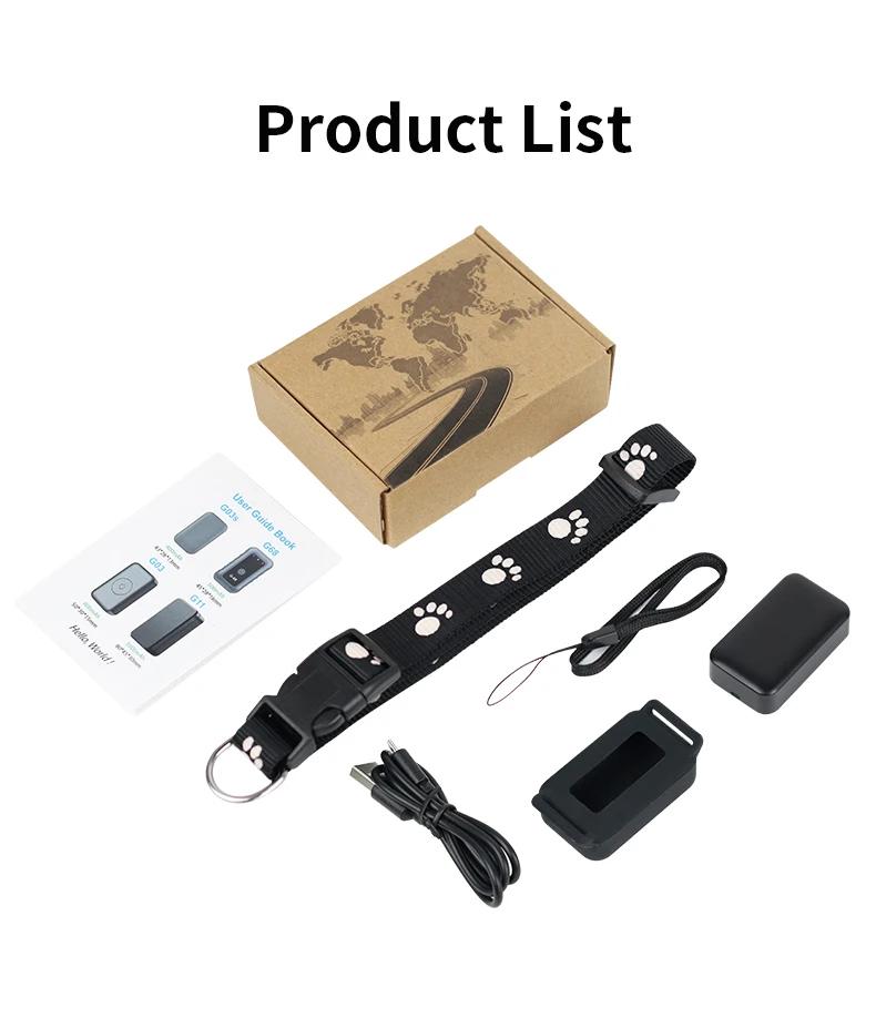 

P03 Locator Wearable Pet Collar Tracker Anti Lost for the Elderly and Children Vehicle Theft Prevention GPS Tracker Person чорний