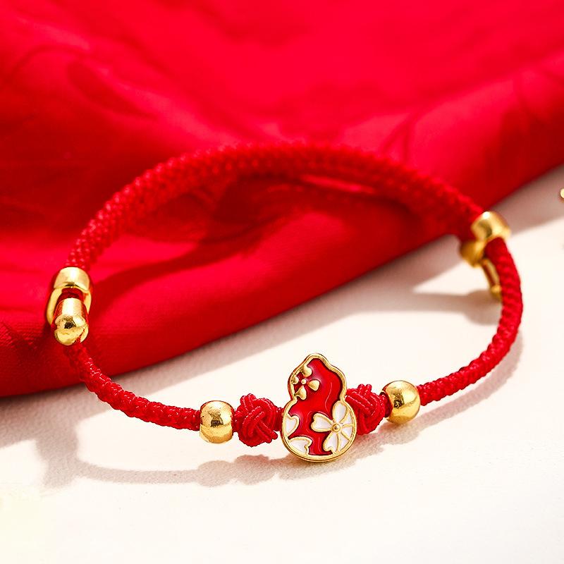 Top scorer in the imperial examination, red rope bracelet, Wenchang knot, student high-end versatile bracelet