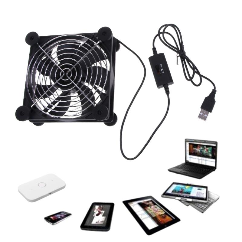 120Mm USB Router Fan 12047 1500RPM Computer Router Cooling Fan Silent For Receiver DVR Computer Drop