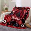 1pc Cartoon Characters Blanket for Sports, Outdoor, Living Room, Home Decoration, Sofa Blanket, Suitable for All Seasons, Travel, Birthdays,