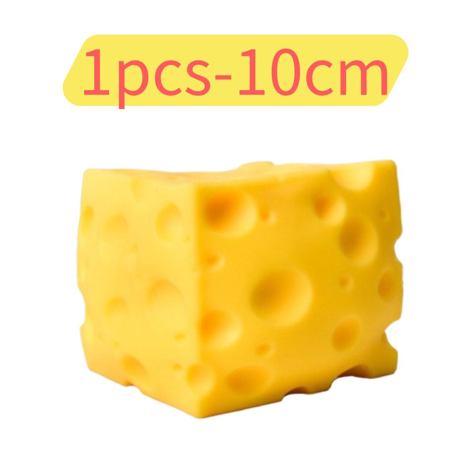 Squishy Cheese Toast Bread Squeezetoys For Stress Relief, Soft Slow-Rise Anti-Anxiety Sensory Fidget Toys For Adults Kids Adhd