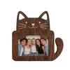 Animal Shaped Desktop Picture Frame Cat Bear Design Photo Display Rack Wooden Photo Frame  Home
