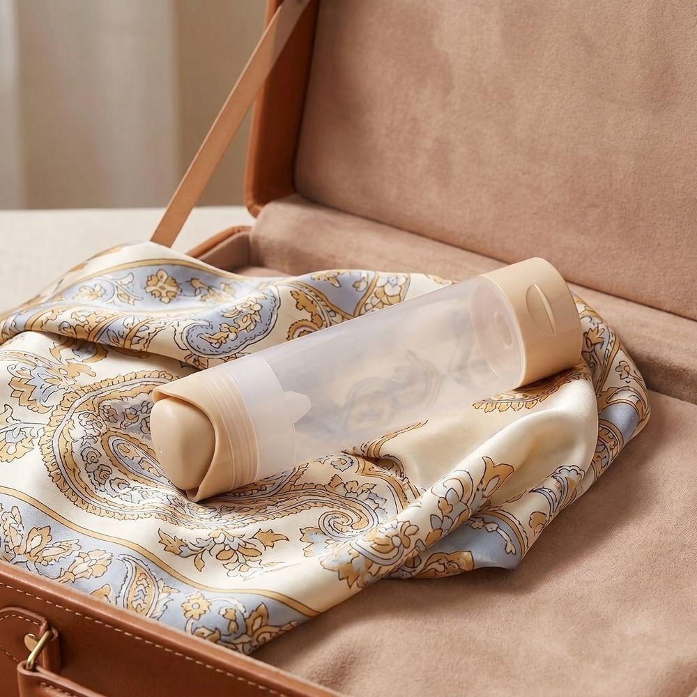 Press Airless Pump Bottle Empty Lotion Packaging Box Convenient Cosmetic Container Travel