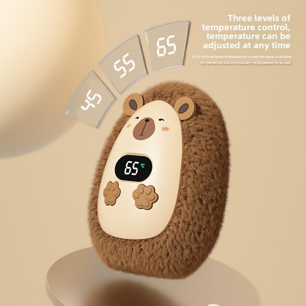 Cartoon Plush Warm Hand Treasure Mini Portable Digital Warmth Treasure USB Charging Self Heating Girl Gift