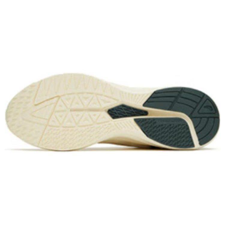 Anta Road Run Comfortable Slip Resistant Abrasion Resistant Low top Running Shoes Men's White Asphalt Gray 912315519-1