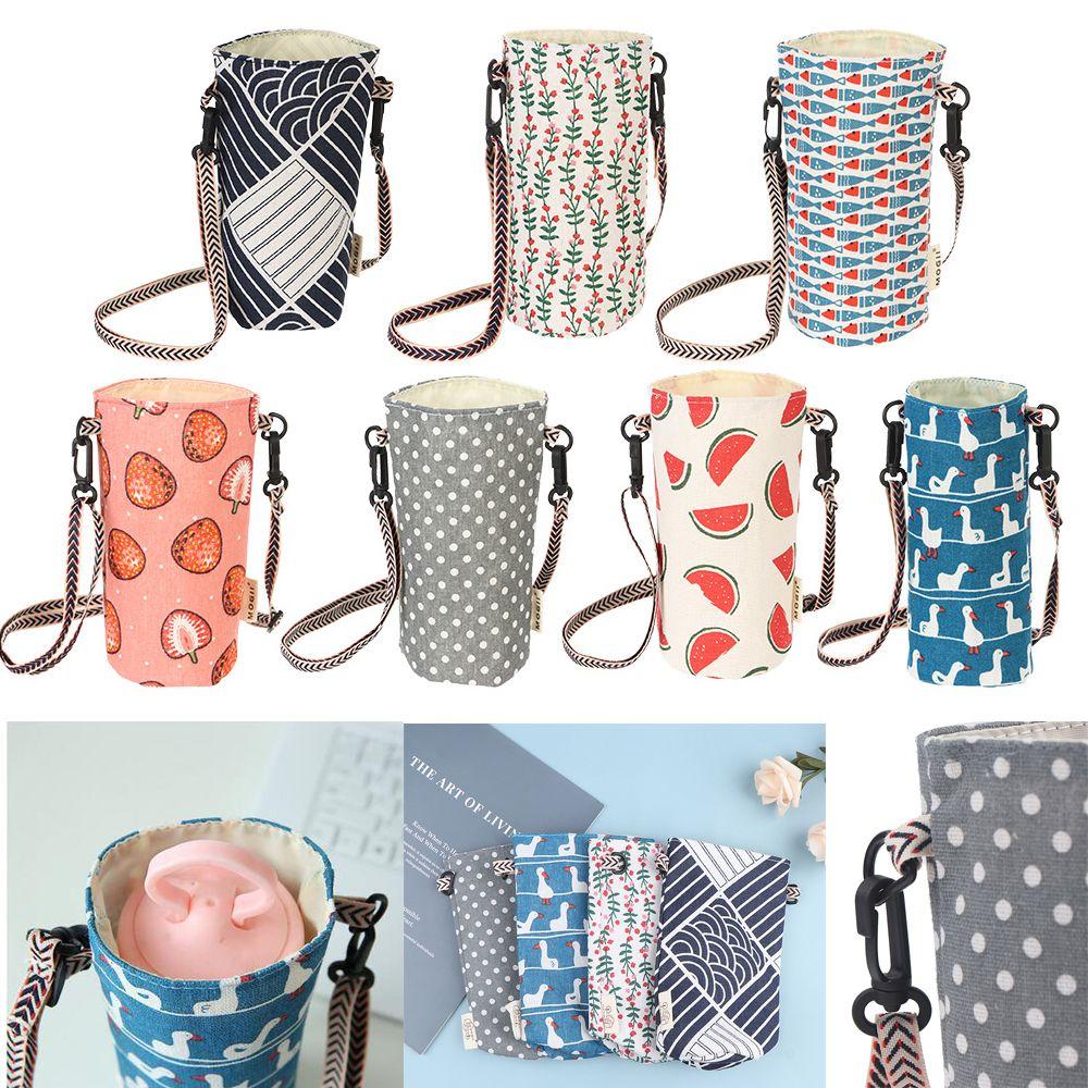 Outdoor Anti-Hot Cup Pouch Portable Tote Bag Water Bottle Bag Beverage Bag Cup Sleeve Mug Holder