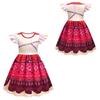 Red Queen Halloween Dress for Girls Kids Costume Role Play Outfit