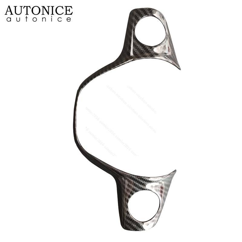 fit For ford Focus Escape Kuga C-Max 3pc Carbon fiber color Steering Wheel Cover