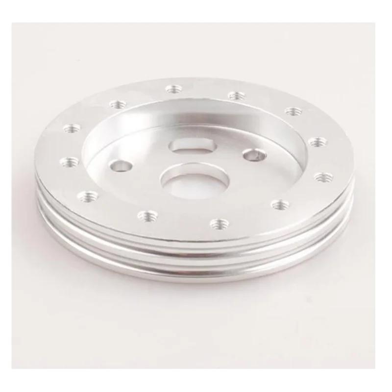 Steering Wheel Hub Adapter Conversion Spacer 6 Hole to 3 Hole Boss Kit 0.5" 1" Silver Black