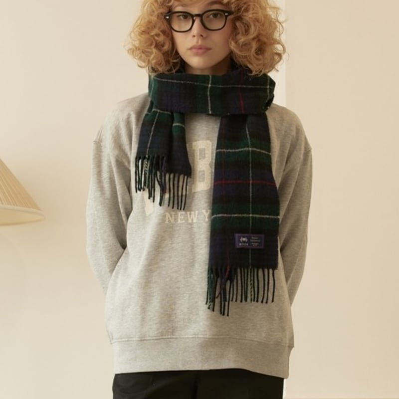 ABRAHAM MOON Merino Wool Muffler 25cm - Mackenzie