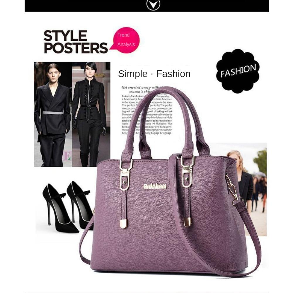 Borsa in vera pelle da donna, borsa da donna, borsetta per neomamme, borsa da donna di mezza età, borsa grande, borsa a tracolla crossbody di grande capacità
