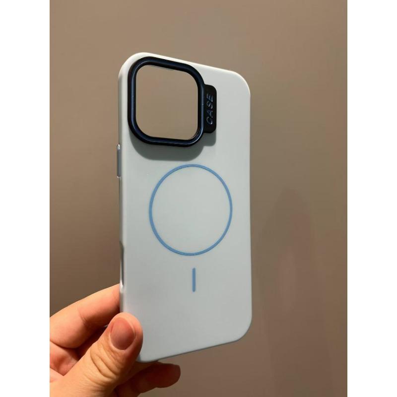 IP16pm Taklit Cilt Hissi Sprey Boyalı Telefon Kılıfı, Apple 15 Renkli Makaron Manyetik 14 Koruyucu Kılıf için uygundur