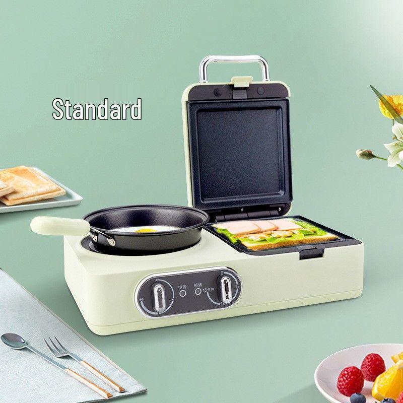 Versatile Breakfast Station: Steamer, Boiler, Fryer, Griller, Sandwich Maker & Noodle Cooker