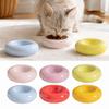 Ceramic Cat Food Water Bowl Anti Vomiting Pet Water Feeder Container Universal Pet Food Basin Home