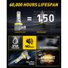 AUXITO H11 LED Bulb H8 Bulbs, 900% Brighter H8 H9 Light Bulbs, Plug N Play, Long Lifespan, No Flicker, 99% Compatibility, 2PCS