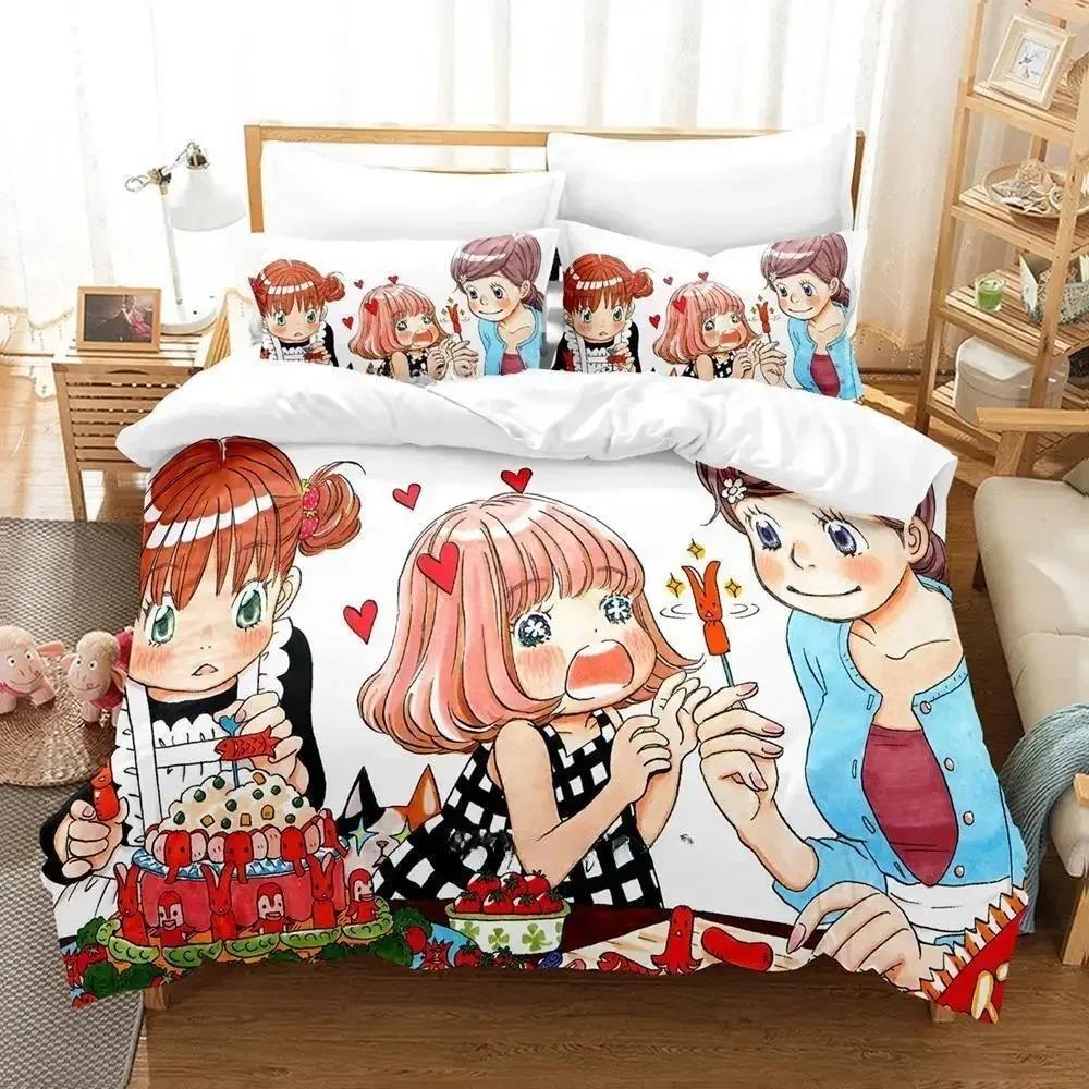 March Comes In Like A Lion Beding Set Carton Anime Thre-piece Set Adult People Kid Bedrom Duvetcover Sets Kawai High-End Premium Beding Set