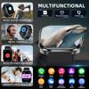 LIGE Neue Smartwatch 2,01-Zoll Bluetooth-Anruf Outdoor-Sport Wasserdicht Herren-Smartwatch