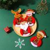 Christmas decoration Santa Claus English sign small pendant Christmas tree decoration pendant cartoon Christmas decoration
