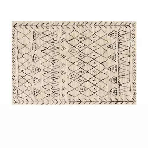 Bohemian Pattern Decorative Carpet Tribal Style Moroccan Luxury Persian Art Multi-style Rug Geometric Loop-pile Rug