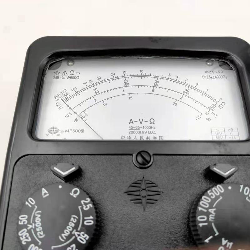 MF500 Analog Multimeter Volt Ampere Ohm Meter 2500v 20hm 500ma