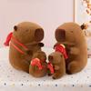Good Luck Koi Kapibara Doll Holding Fish Backpack Capybara Plush Toy Doll Girlfriend Gift