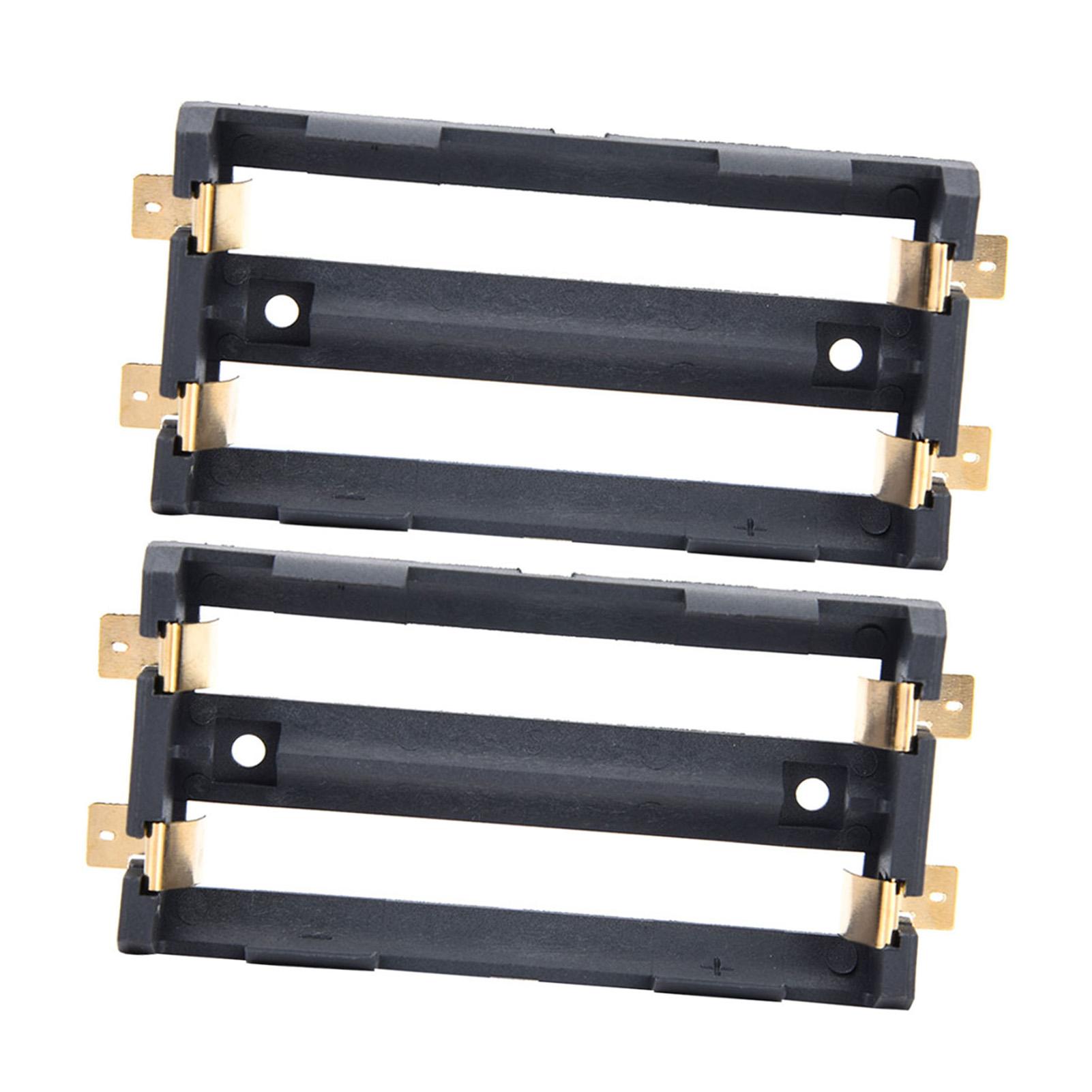 

2Pcs 2 Batteries Holder Box Storage Case for SMD 18650 DIY Charging Power Supply